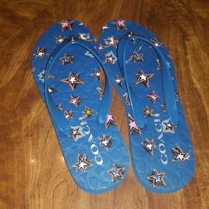 Coach flip flops new with tags